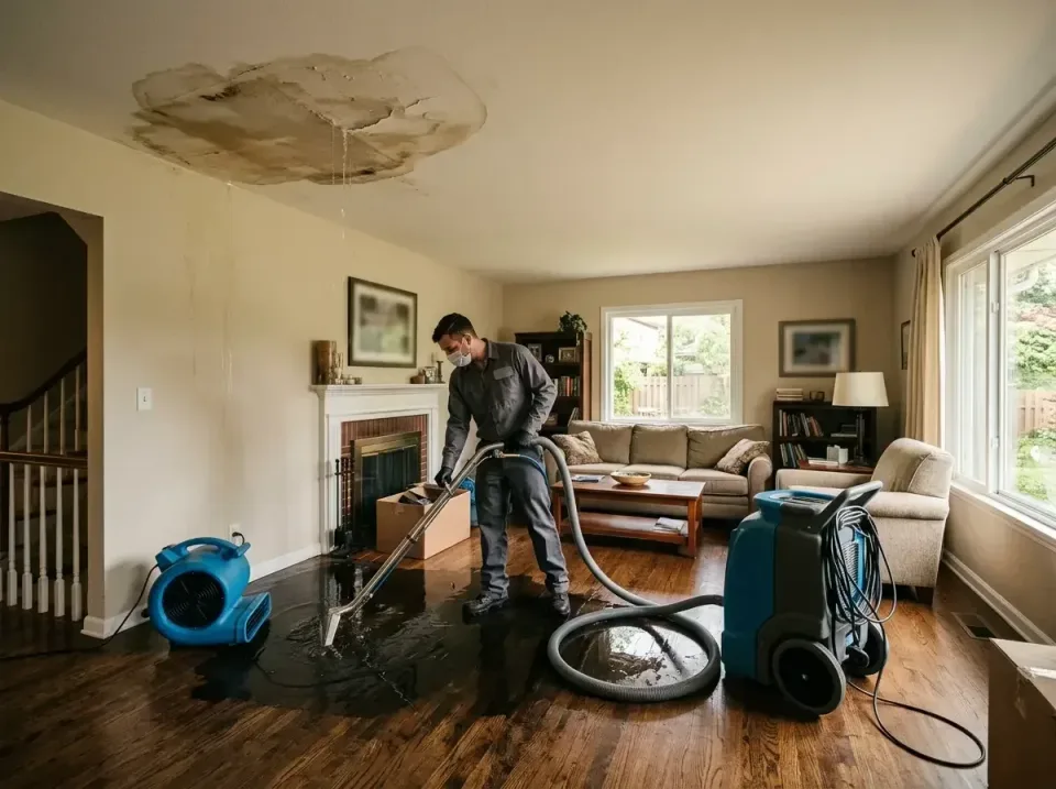attic-pipe-burst-ceiling-drip-008 — frequently asked questions, Water Damage Restoration & Carpet Care in Basking Ridge, NJ